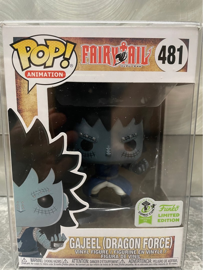 Funko Pop 481 Fairytail Gajeel Dragon Force ECCC 2019