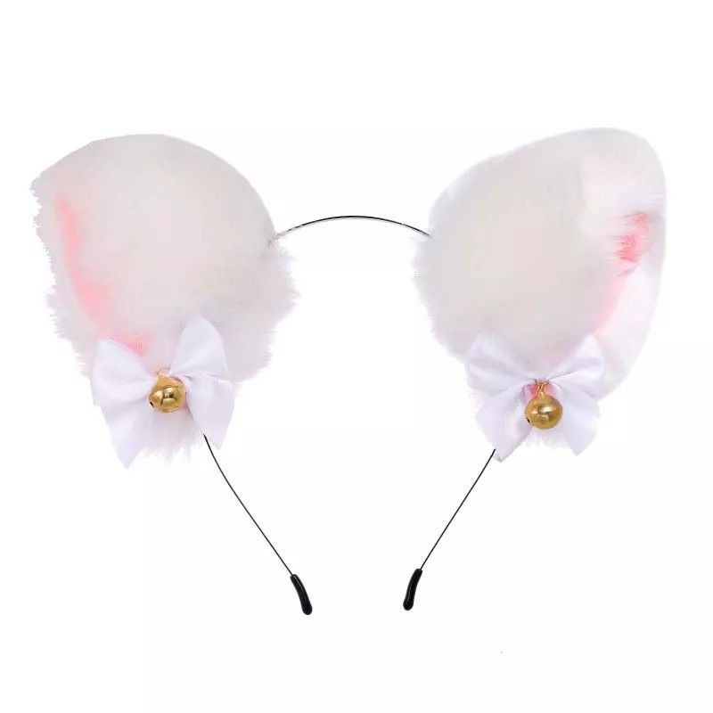 thumbnail image 2 of PinkSheep Light Up Mouse Ears Headband - Black Ears With Purple Sequin Bow, LED Lights, For Parties & Cosplay 2 of 13