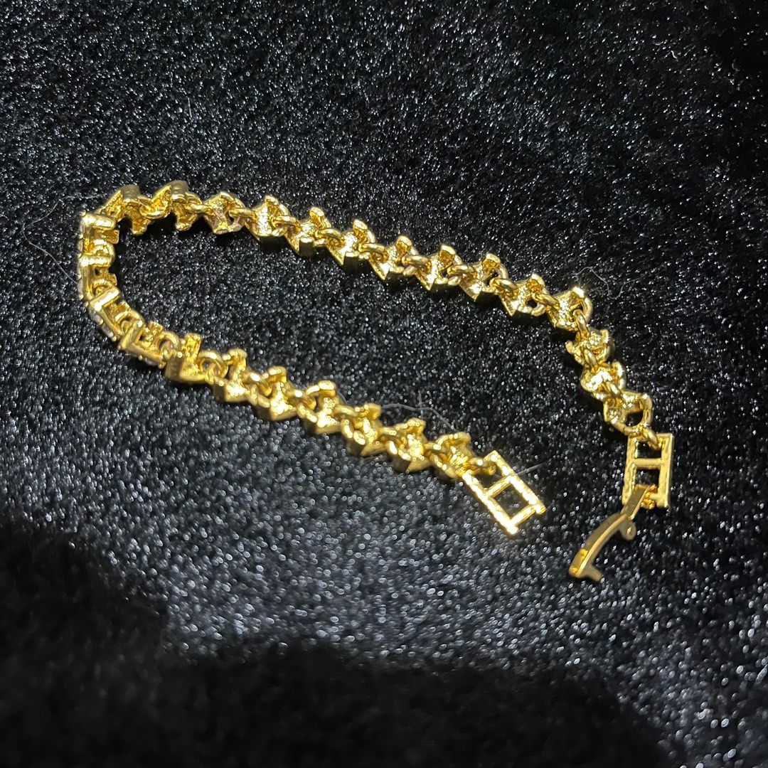 Artificial cheap gold bracelet