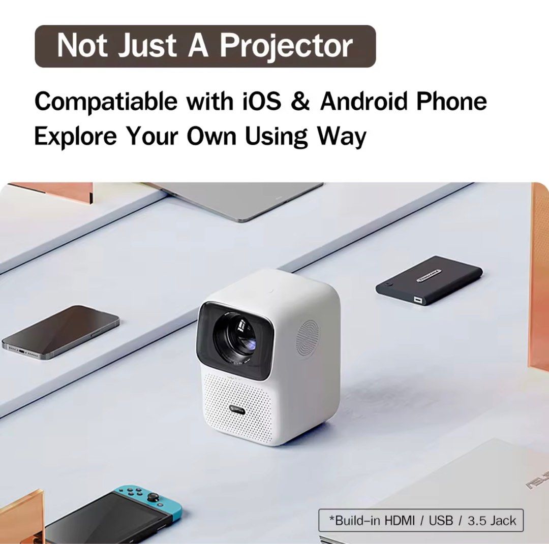 [GLOBAL VERSION] Wanbo Smart Projector T4 1080P Version Android 9.0, TV ...