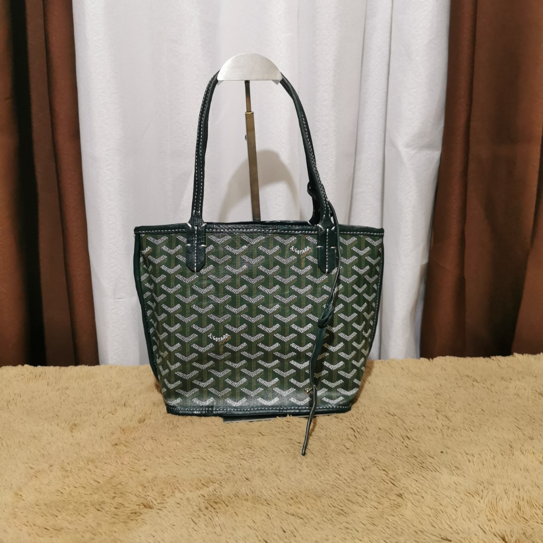 Goyard Anjou Mini Totebag in Classic Brown Black Monogram, Luxury, Bags &  Wallets on Carousell