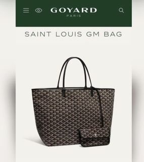 Goyard Saint Louis GM, Women's Fashion, Bags & Wallets, Tote Bags on  Carousell