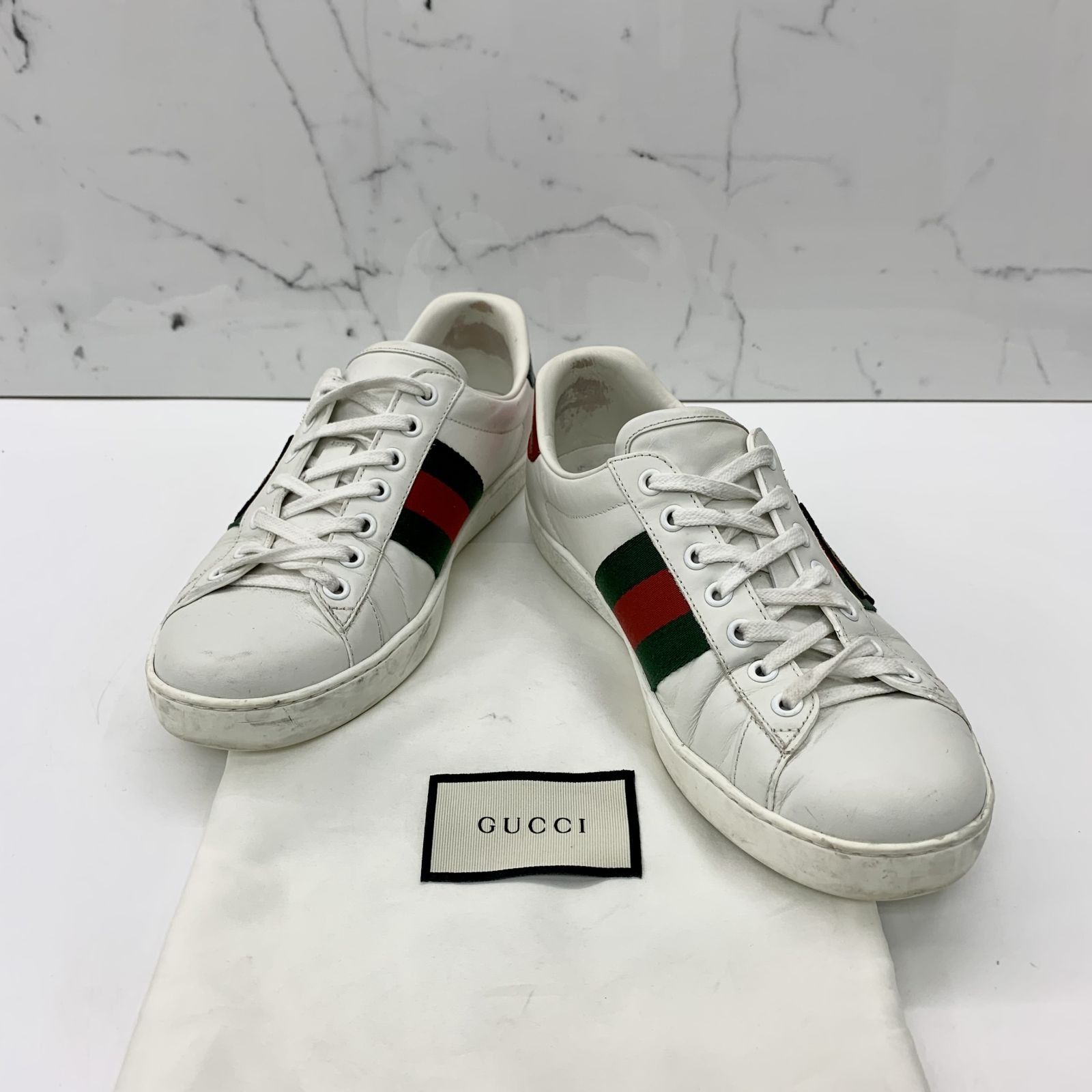 GUCCI 457132 WHITE TIGER ACE SNEAKERS 237017391 WE