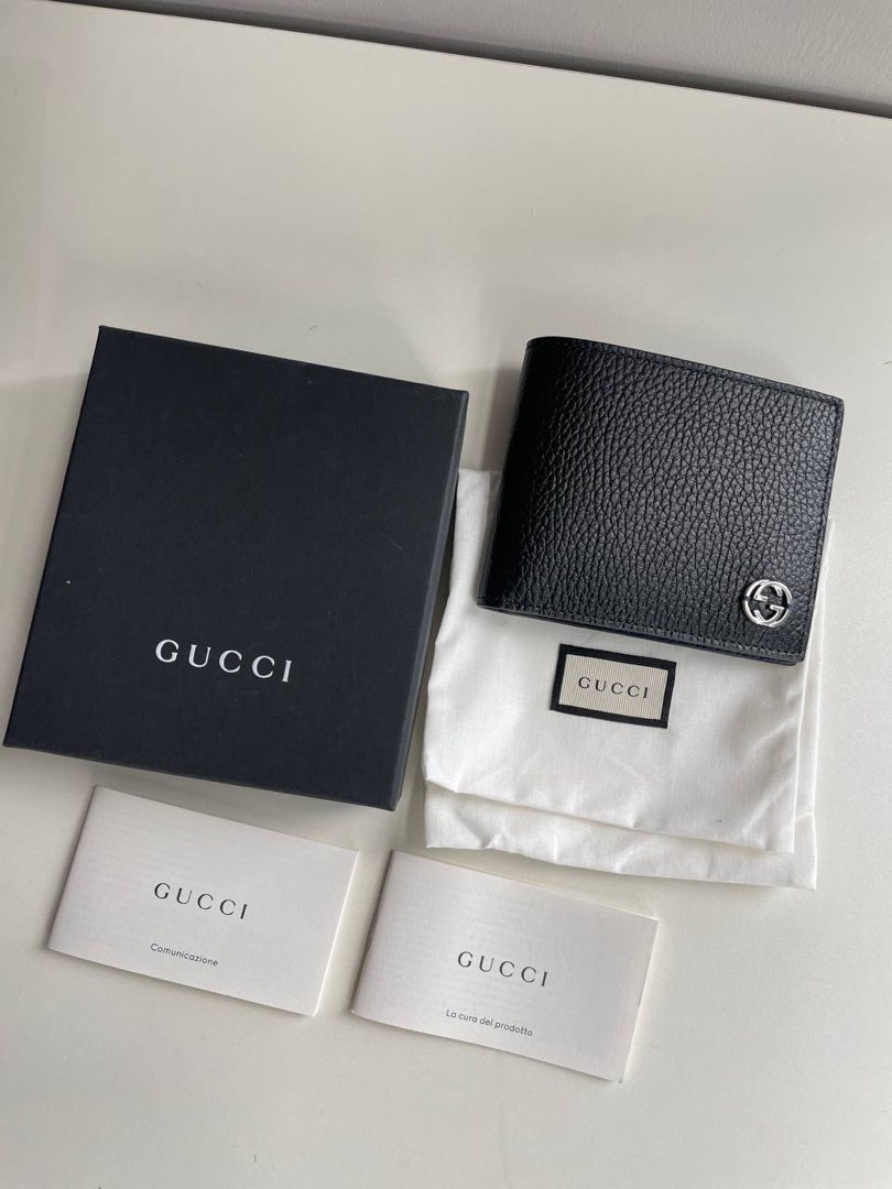 Gucci mens wallet discount box