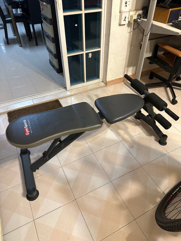 Gym Sportz Foldable Bench Press Sports Equipment Exercise