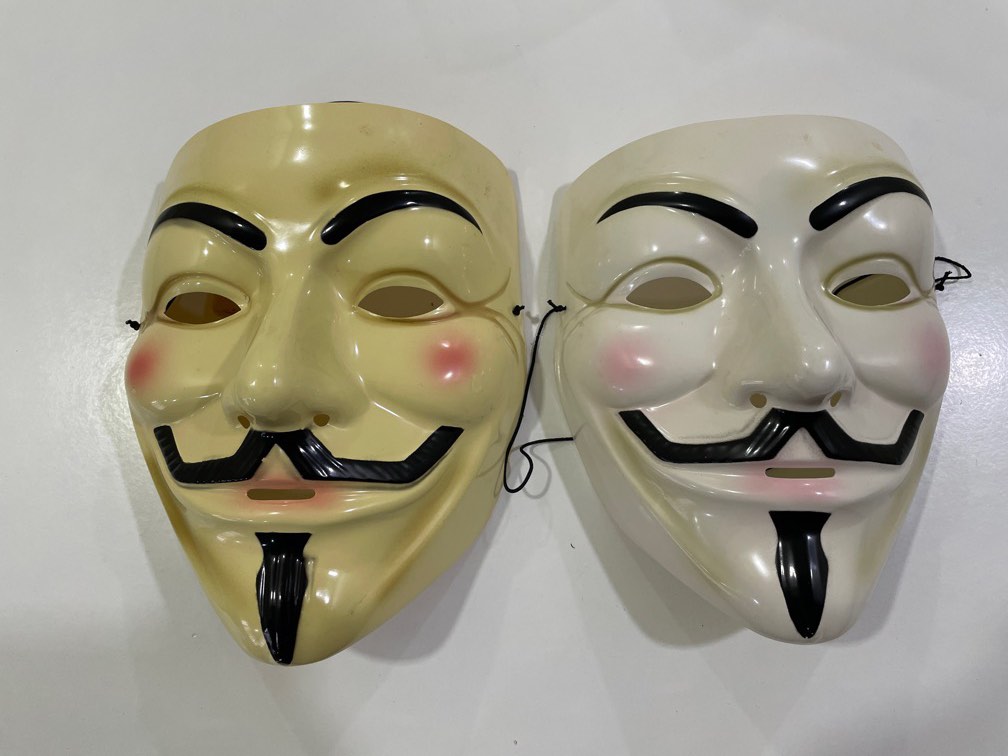 Hacker masks, Hobbies & Toys, Toys & Games on Carousell