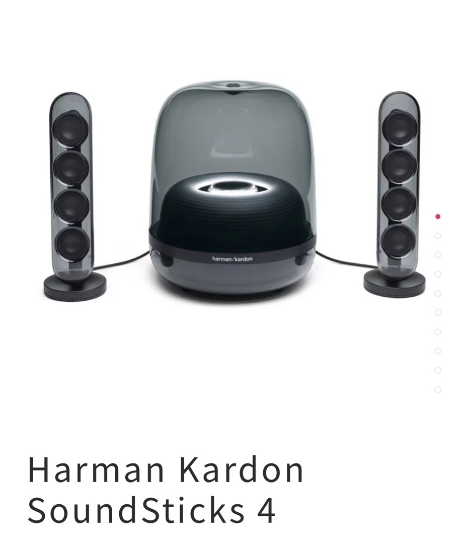 Harman Kardon SoundSticks 4, 音響器材, Soundbar、揚聲器、藍牙喇叭