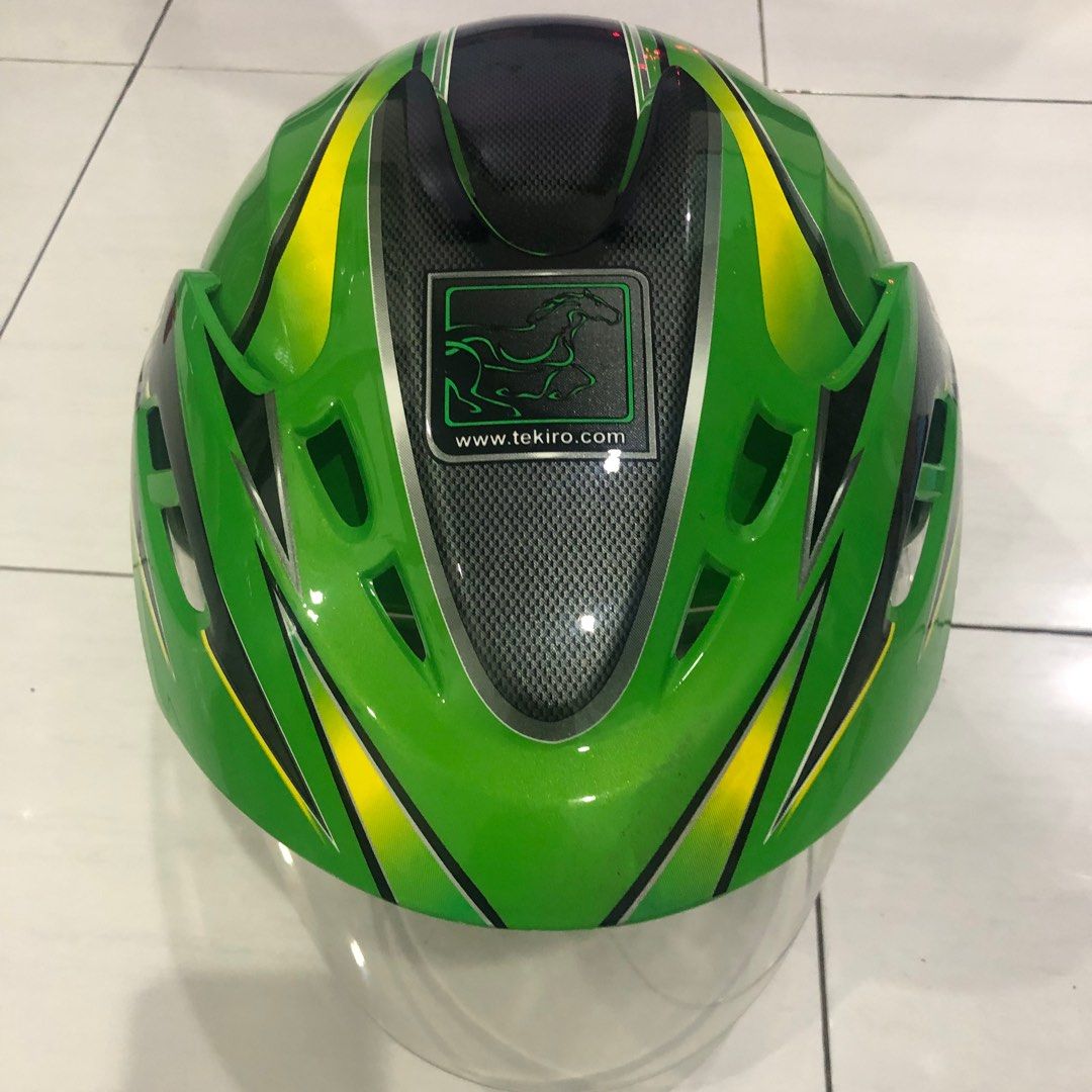Helm half face SNI sni tekiro new baru, Motor di Carousell