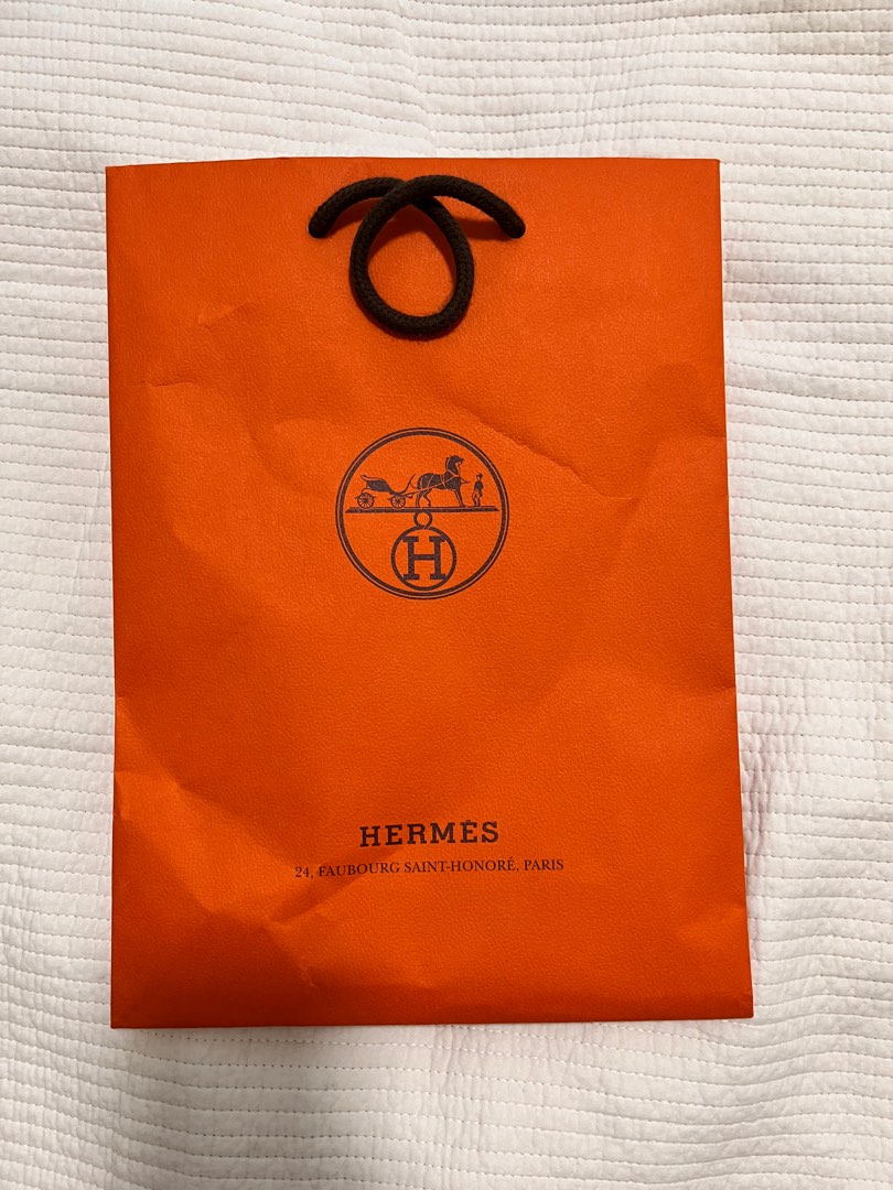 Hermes Paper Bag, Luxury, Accessories on Carousell