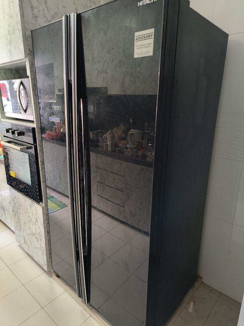 Hitachi RS705P2MS side by side refrigerator FAULTY, TV & Home