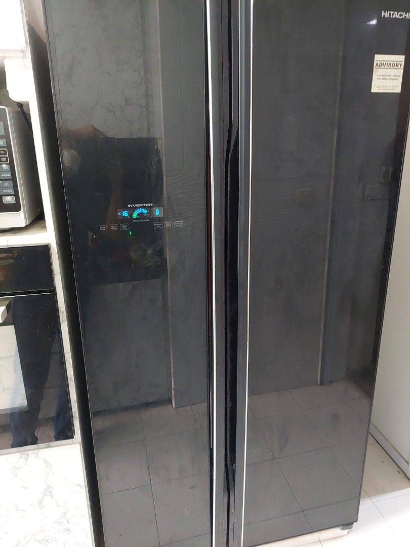 Hitachi RS705P2MS side by side refrigerator FAULTY, TV & Home