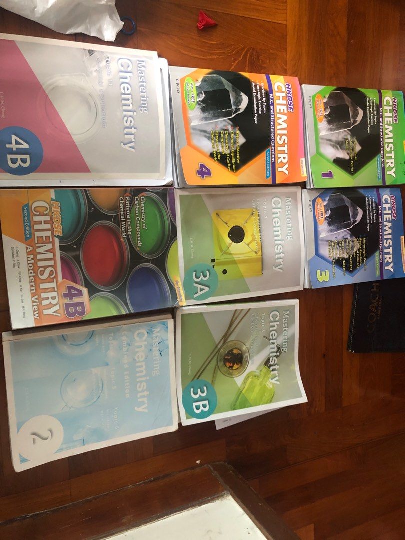 HKDSE Chemistry + exercise book ( 1,3,4)+ dse past paper question book+ ...