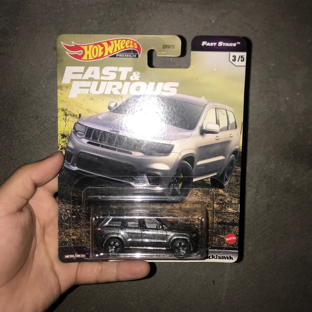 Hot Wheels Fast and Furious Jeep Trackhawk on Carousell