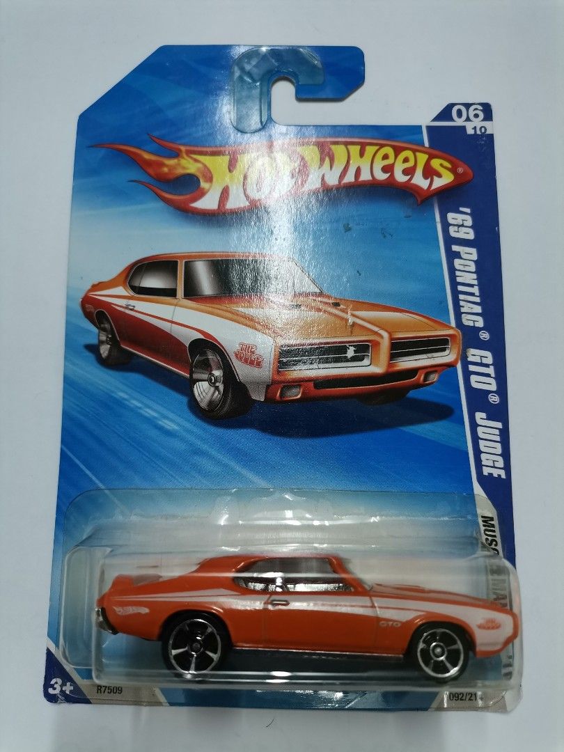 Hot wheels 69 pontiac gto top
