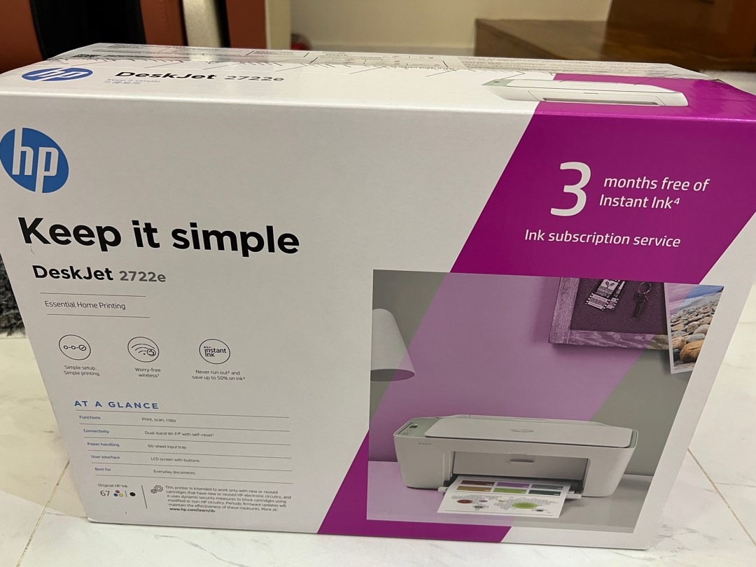 HP Desk Jet 2722e printer, Computers & Tech, Printers, Scanners ...