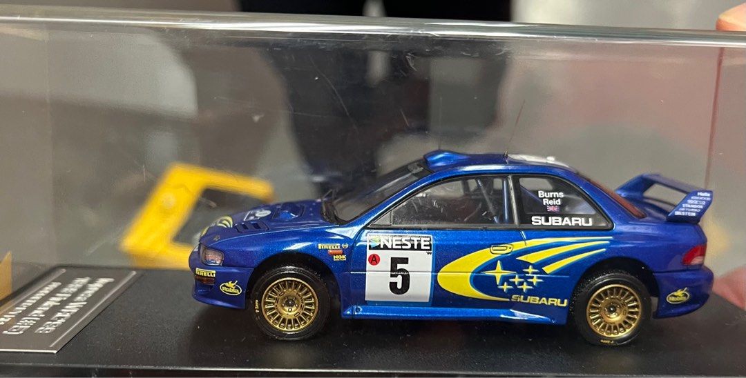 HPI Subaru Impreza WRC 1999 #6 1/43 1:43, 玩具收藏品, 手辦及模型