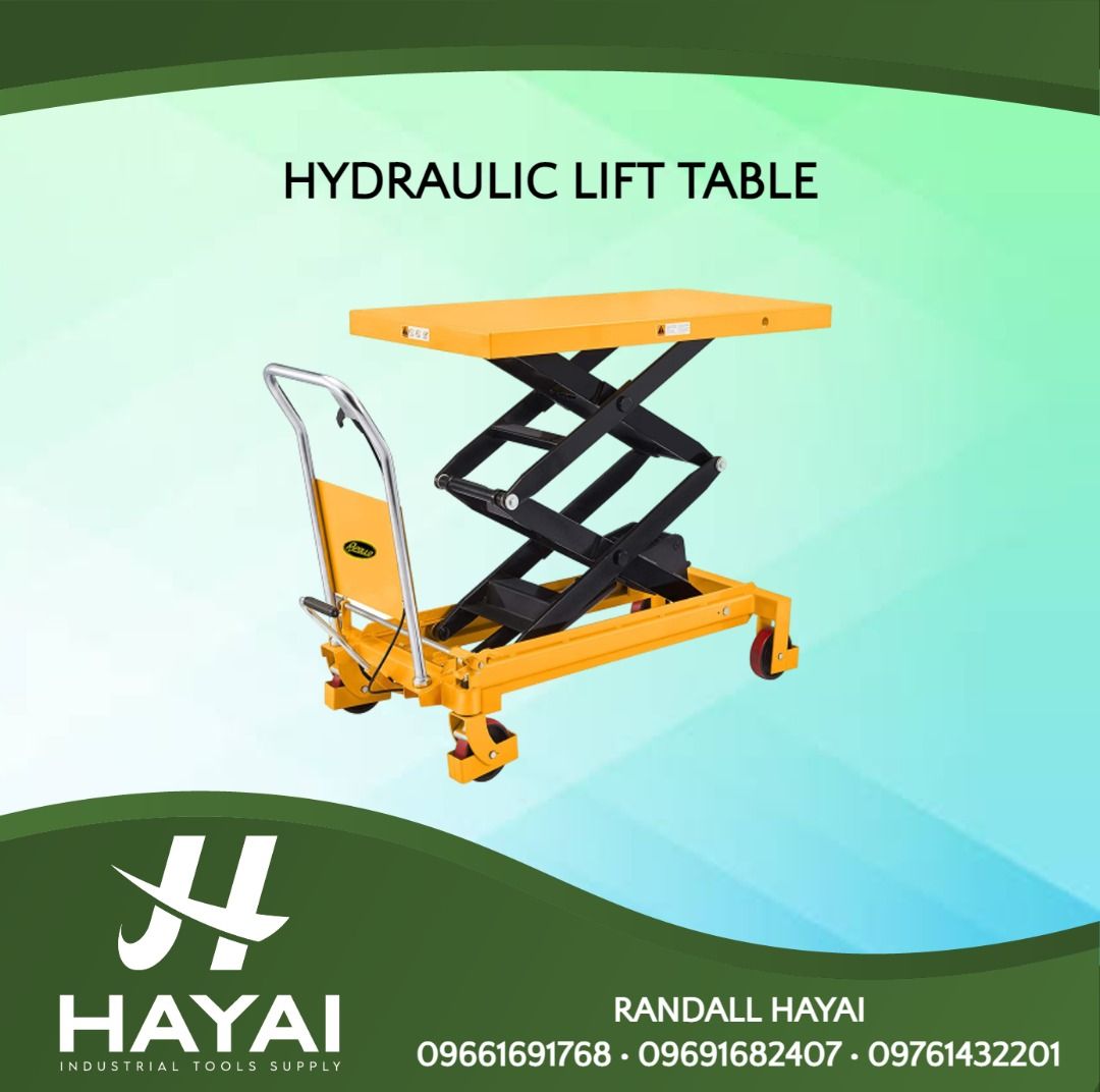 Hydraulic Lift Table (500Kg Capacity), Commercial & Industrial