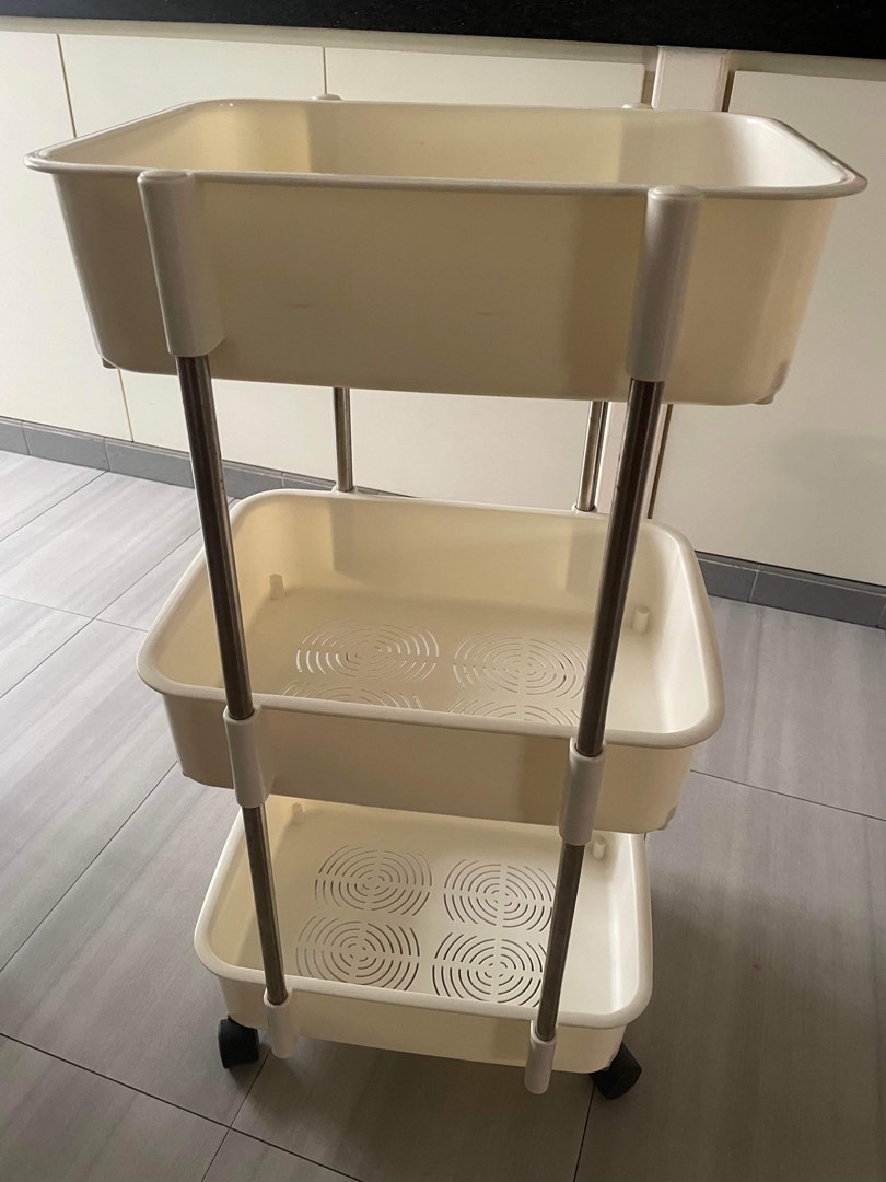 IKEA 3Tier Movable Basket/Rack, Furniture & Home Living, Home