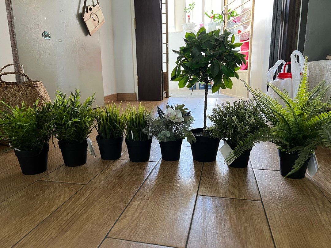 IKEA artificial plants, Furniture & Home Living, Home Decor, Artificial