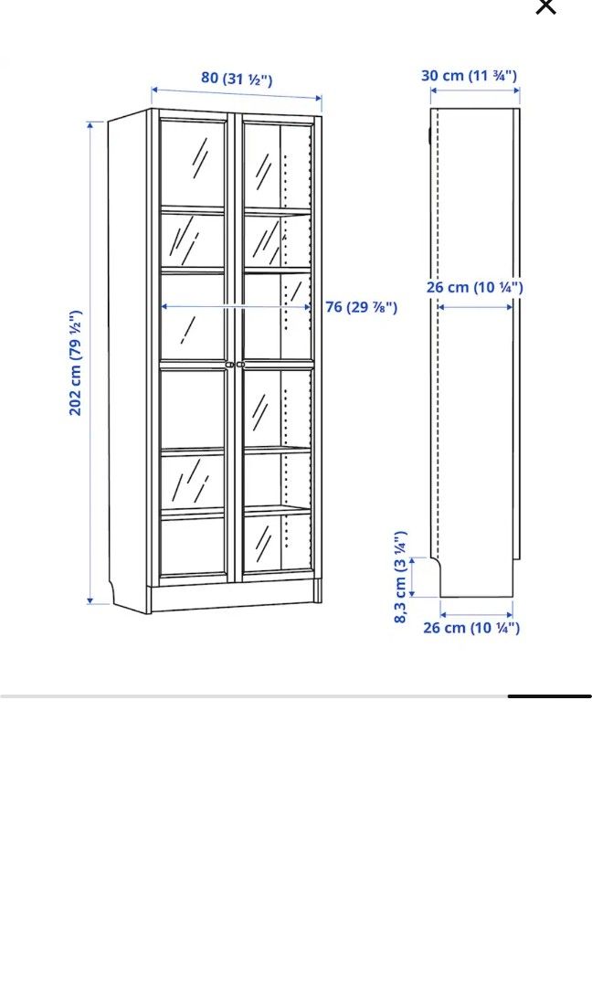 IKEA Billy Bookcase, Furniture & Home Living, Furniture, Shelves