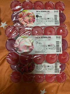 IKEA candle 30s-raspberry( 1 LEFT)
