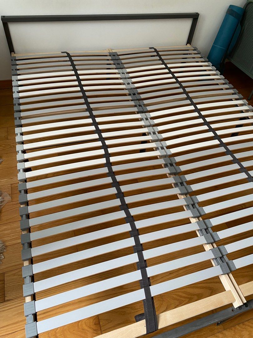 IKEA Grimsbu bed frame Lonset slatted bed base Furniture Home
