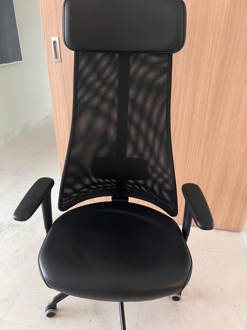 IKEA Jarvfjallet office chair black, Furniture & Home Living, Furniture