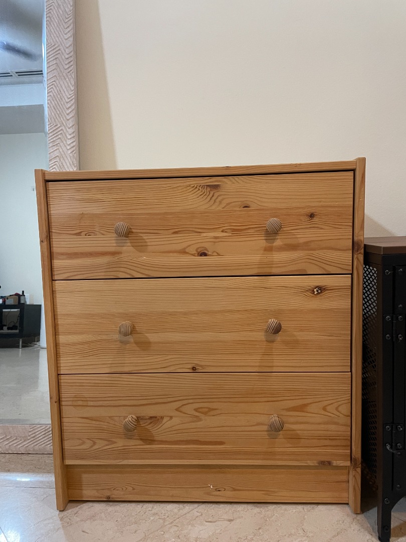IKEA RAST Chest of 3 Drawers, Furniture & Home Living, Furniture