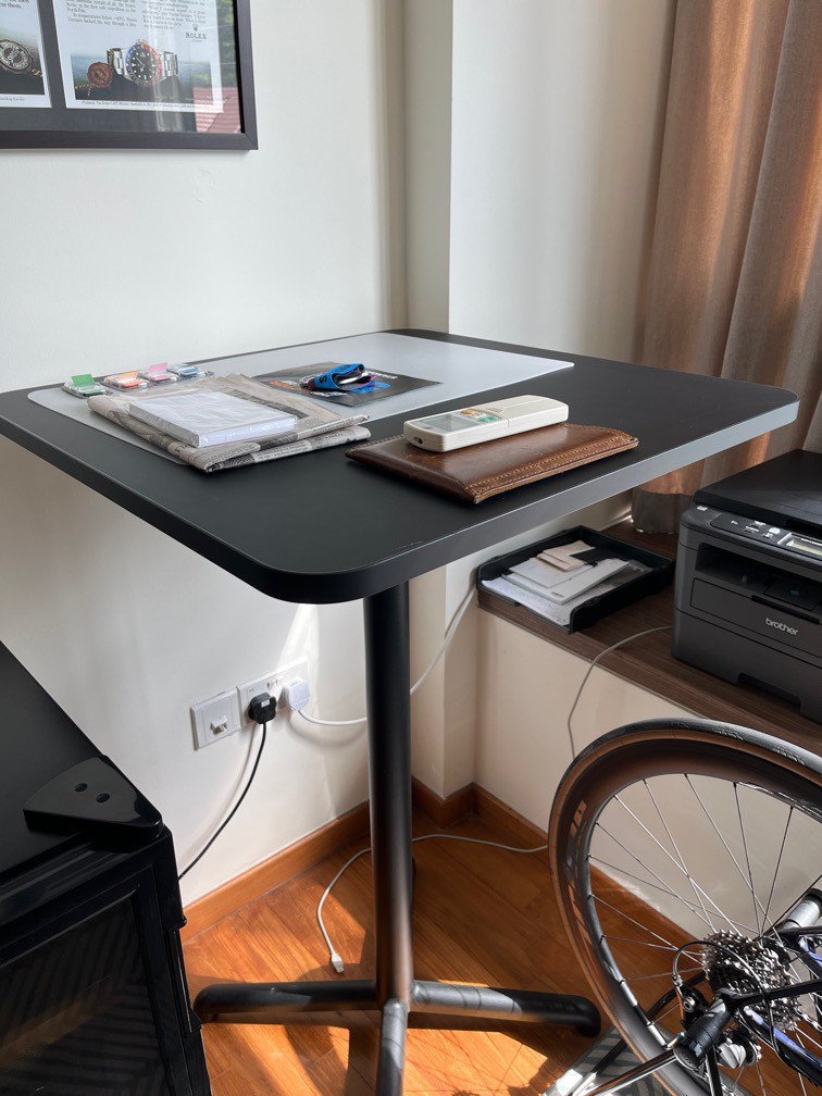 IKEA standing desk, Furniture & Home Living, Furniture, Tables & Sets