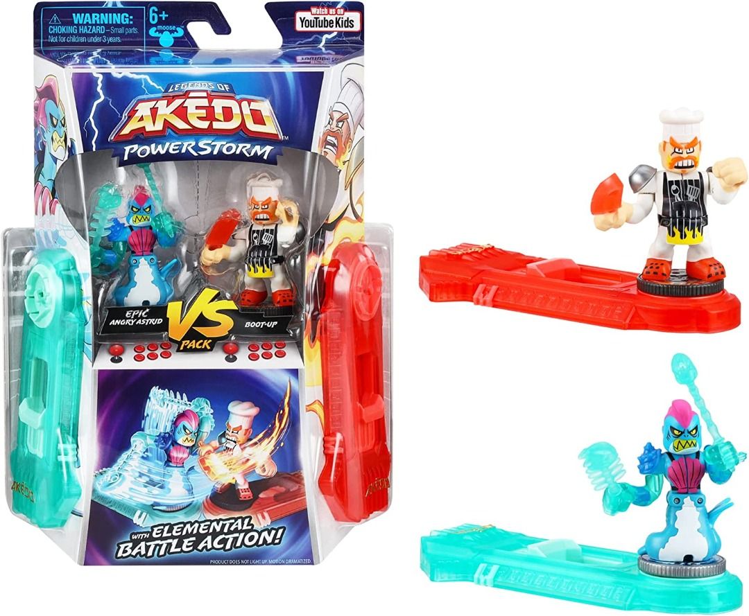 ❤IN STOCK❤ Legends of Akedo Powerstorm 2 Mini Battling Action Figures and 2  Battle Controllers - Epic Briny Versus, Hobbies & Toys, Toys & Games on  Carousell