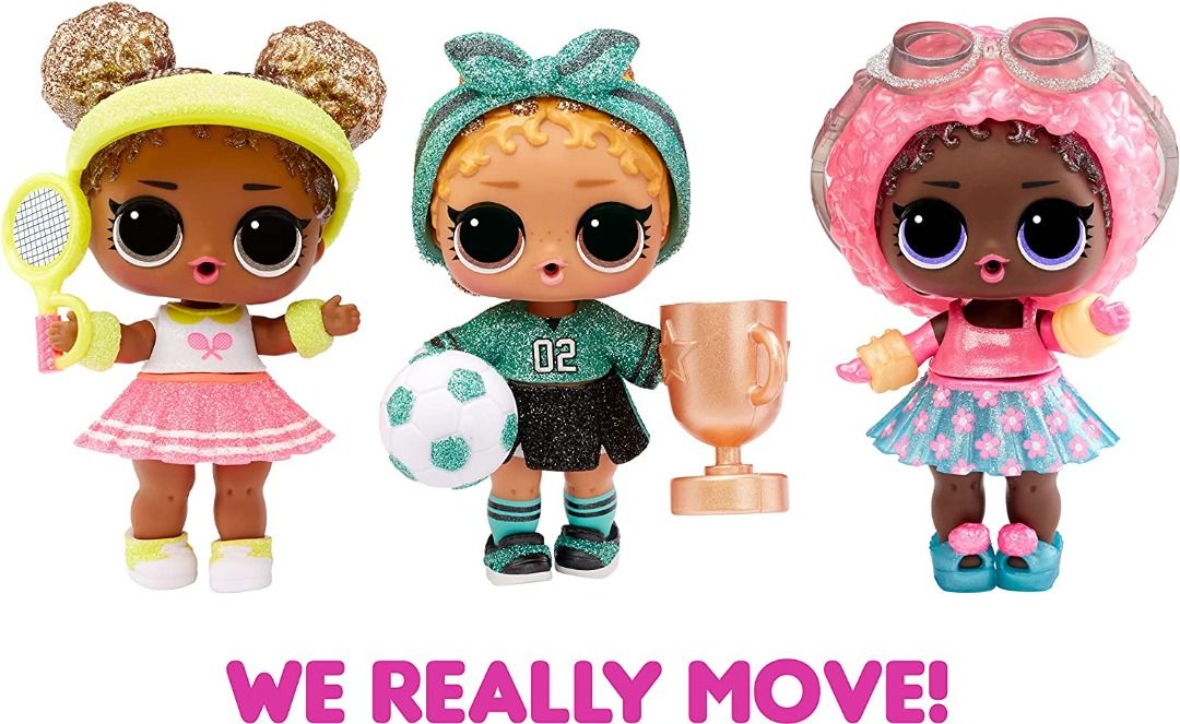 IN STOCK LOL Surprise All Star Sports Moves Series 7 Unbox 8 Surprises Including a Movement Feature