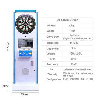 Indoor Sports Electronic Dart Game Machine Coin Operated Indoor Sports Electronic Arcade Game