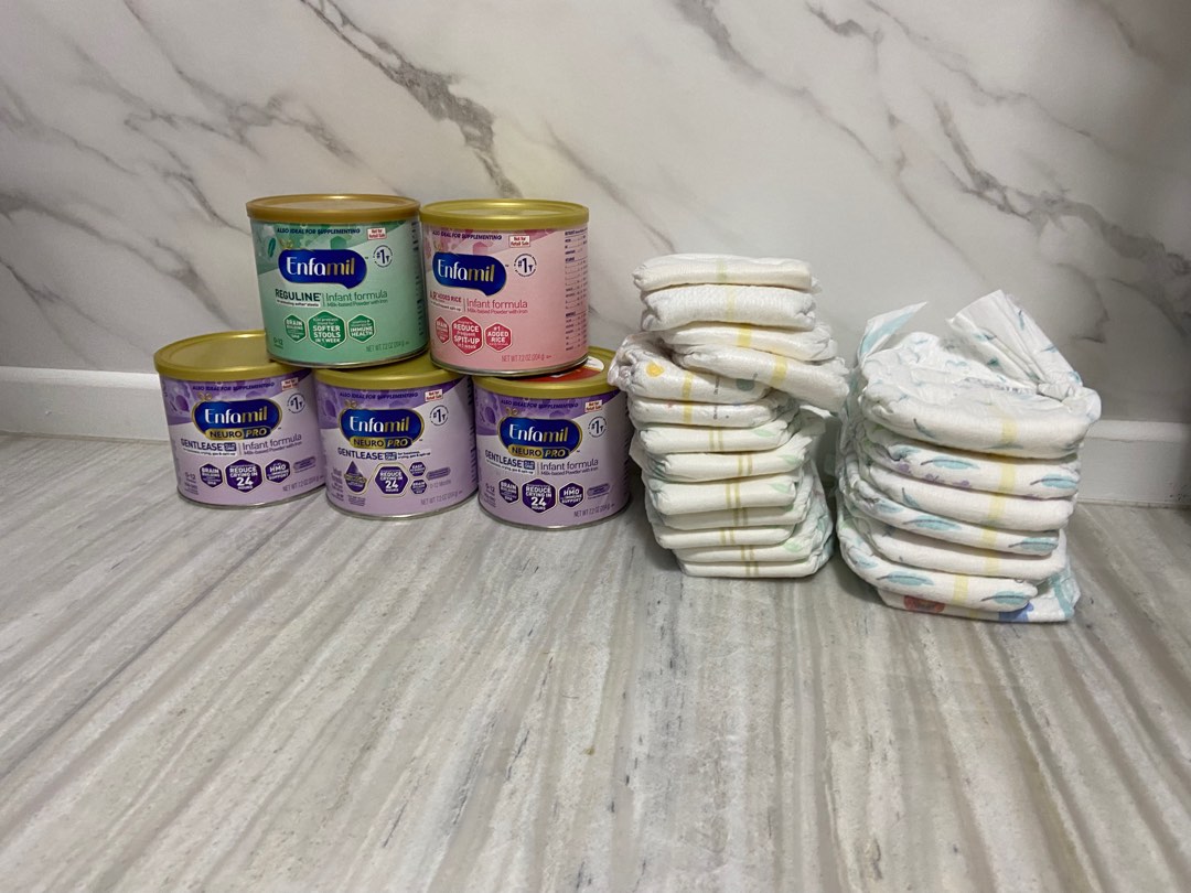 Infant formula and diapers, Babies & Kids, Bathing & Changing, Diapers & Baby Wipes on Carousell