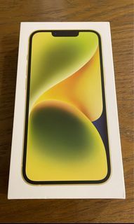 iphone 14 128gb yellow (sealed)