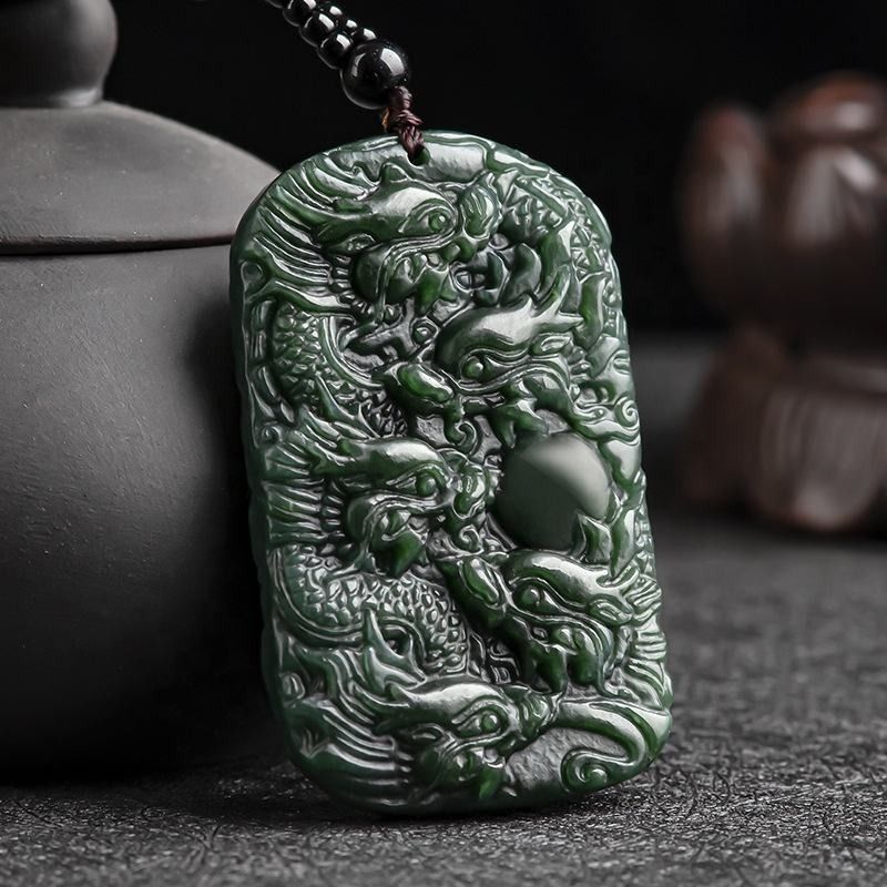 Mens chinese jade necklace outlet