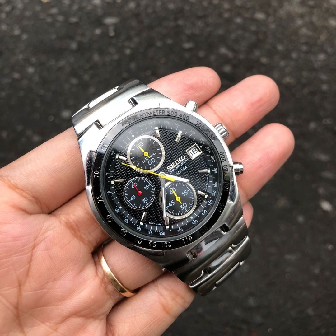 Jam tangan store seiko chronograph original