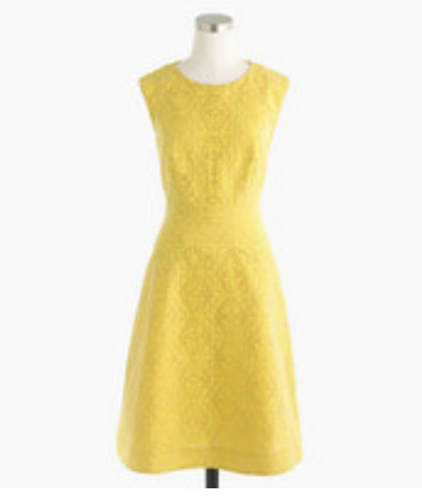 J crew yellow eyelet dress new arrivals