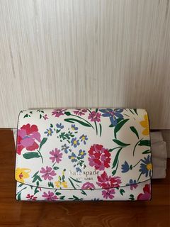 Kate Spade New York Carson Convertible Chain Crossbody Shoulder Bag Floral  Garden Bouquet: Handbags