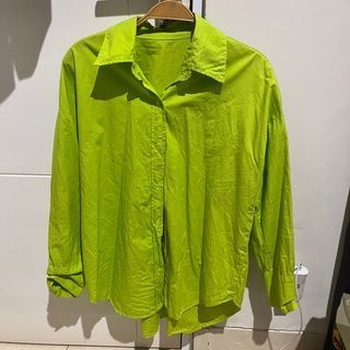 Kemeja Oversize Neon Big size