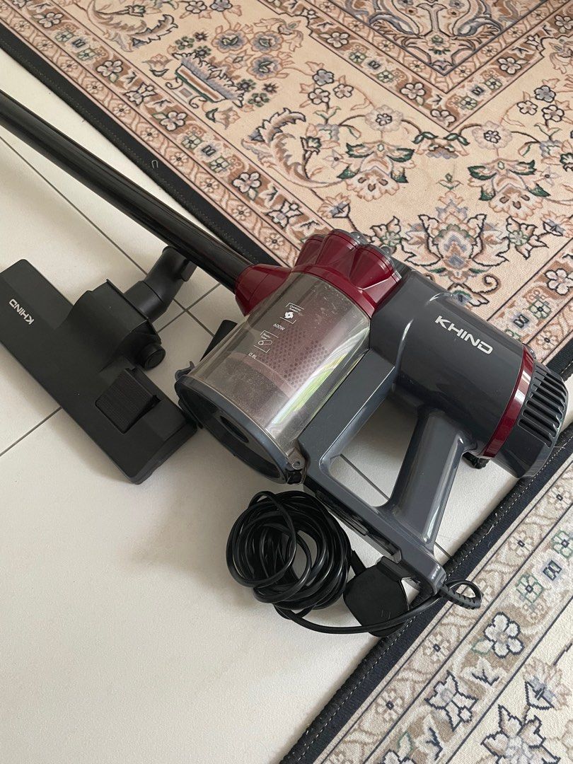 Khind Cyclonic Handheld Vacuum with Hepa Filter VC66B, TV & Home