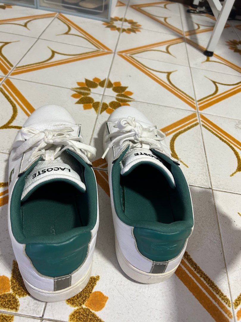Leeds Sammenligne strukturelt Lacoste white shoes, Men's Fashion, Footwear, Sneakers on Carousell