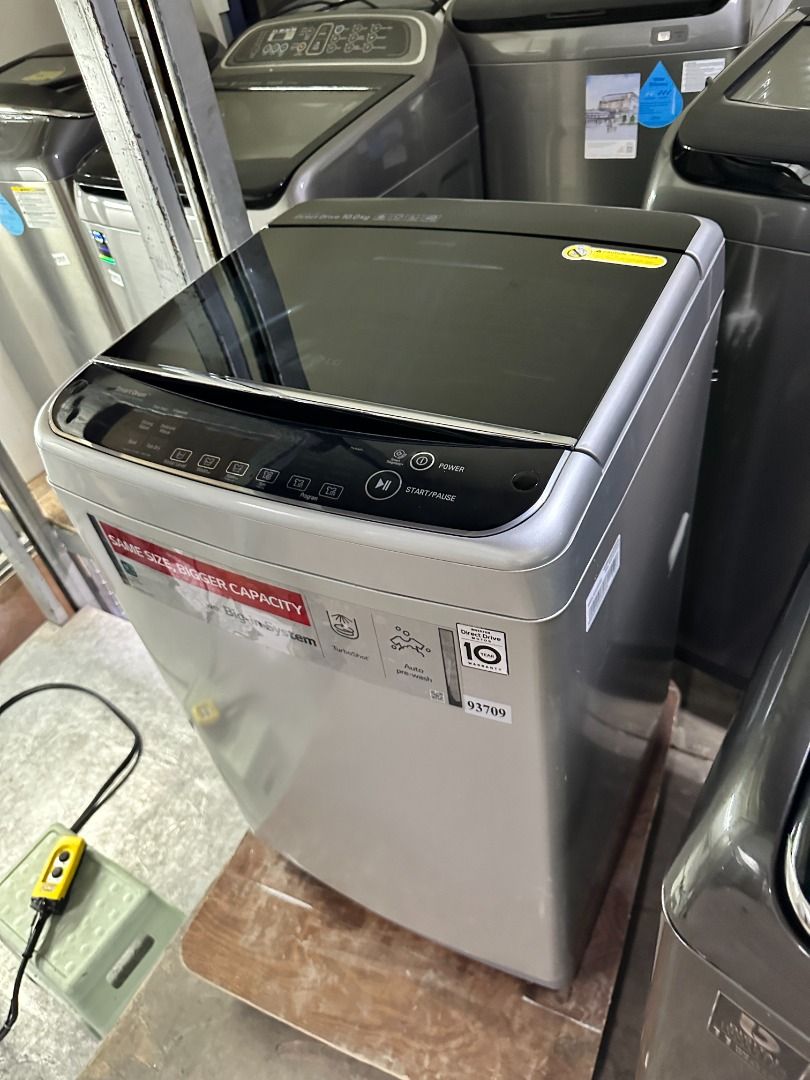 LG 10kg TopLoader Washing Machine WFT1081DD (93709), TV & Home