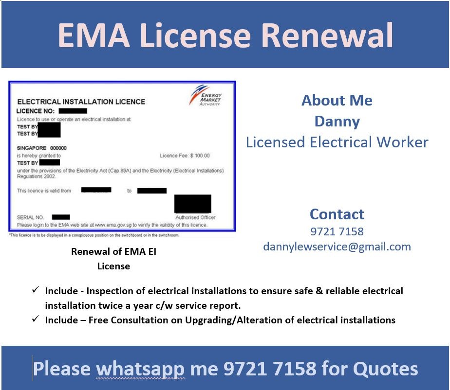 Licensed Electrical Worker 97217158 LEW EMA License Renewal, Training
