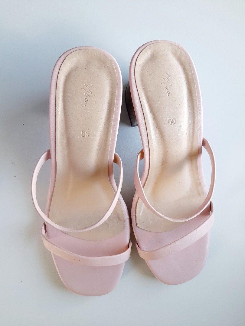 Light pink 2 inch heels sale