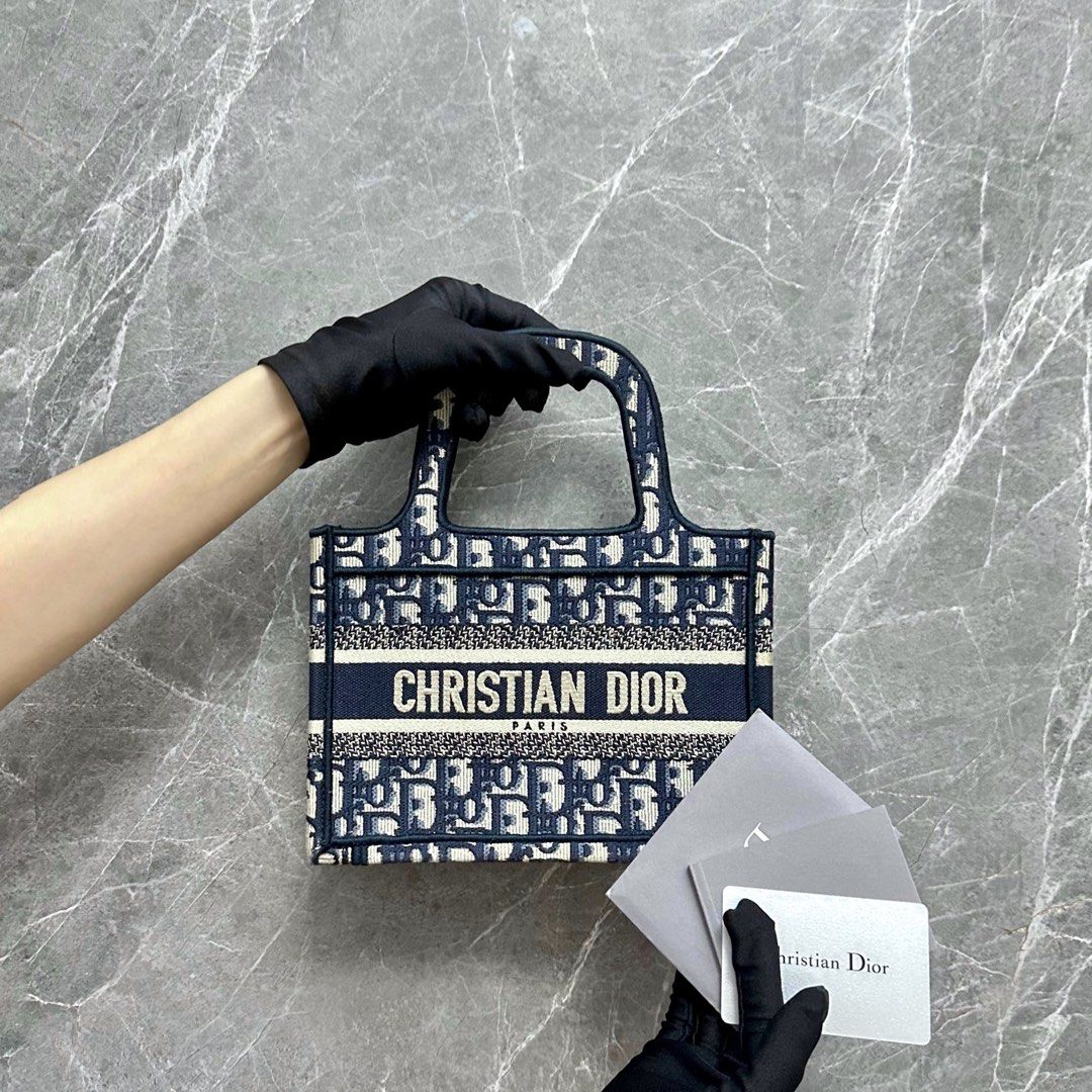 dior new tote bag small size, Luxury, Bags & Wallets on Carousell
