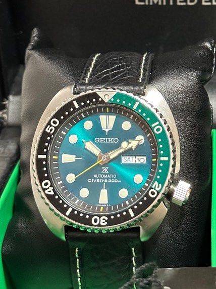 Seiko green turtle limited edition sale