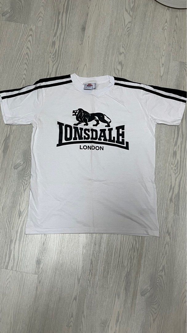 lonsdale white t shirt