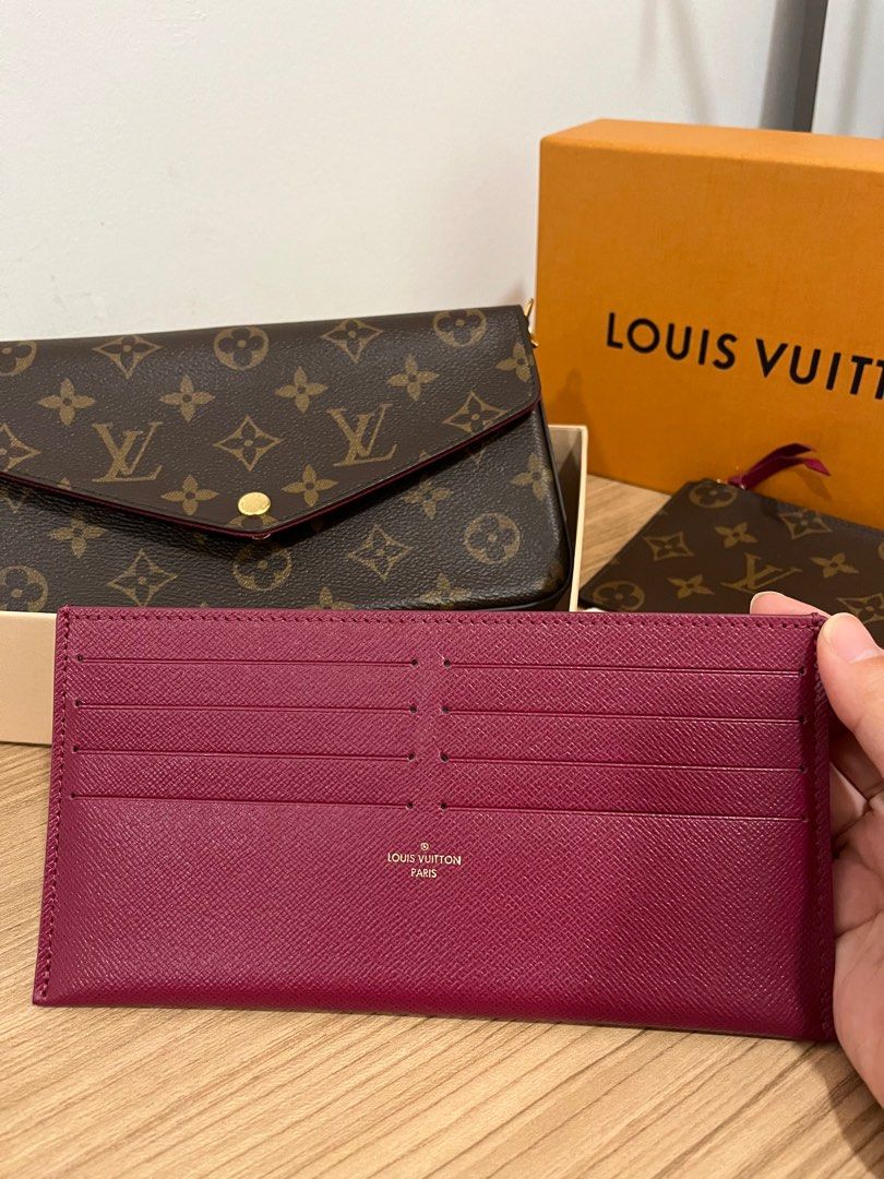 Pre-order Louis Vuitton LV Felicie Pochette Epi Leather Pink with  Cardholder Wallet on Chain WOC, Luxury, Bags & Wallets on Carousell