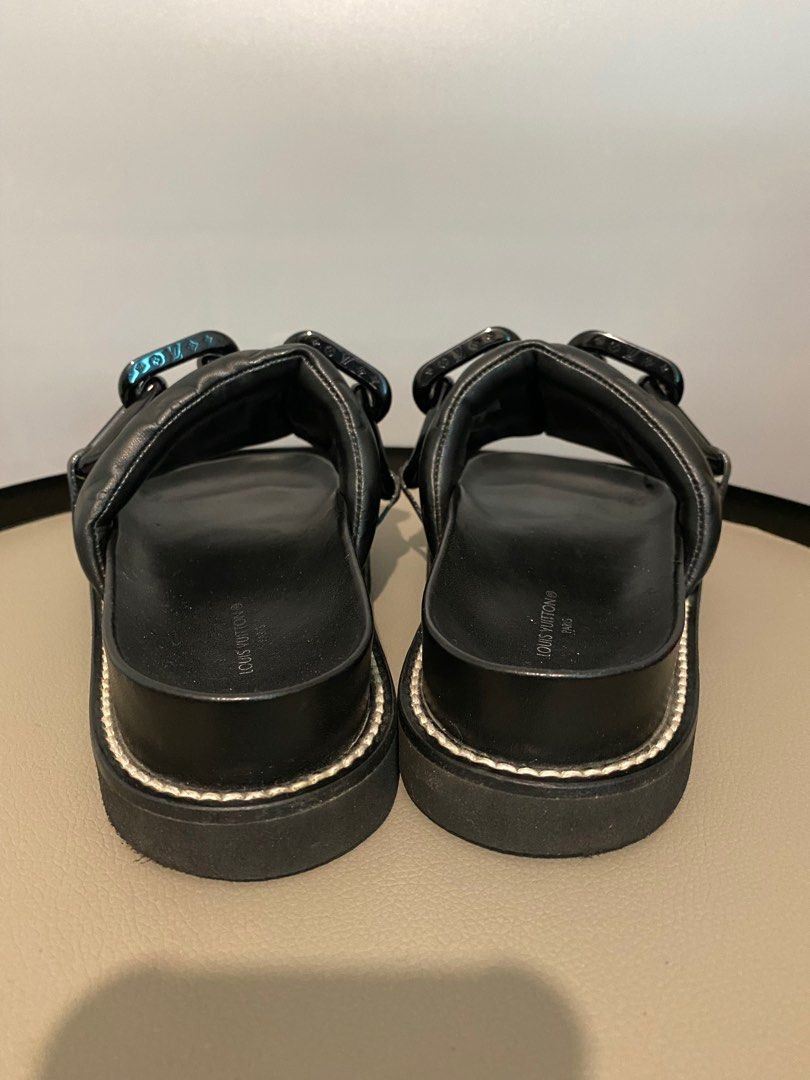 Louis Vuitton Sunset Flat Comfort Mule Velcro Slide size 5 fits up to 6,  Luxury, Sneakers & Footwear on Carousell