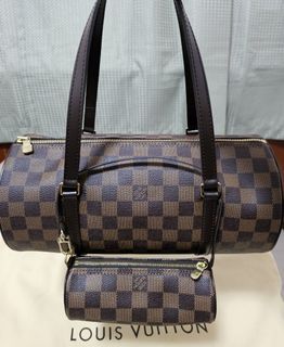 Louis Vuitton Discontinued Damier Ebene Tribeca Flap Shoulder Bag